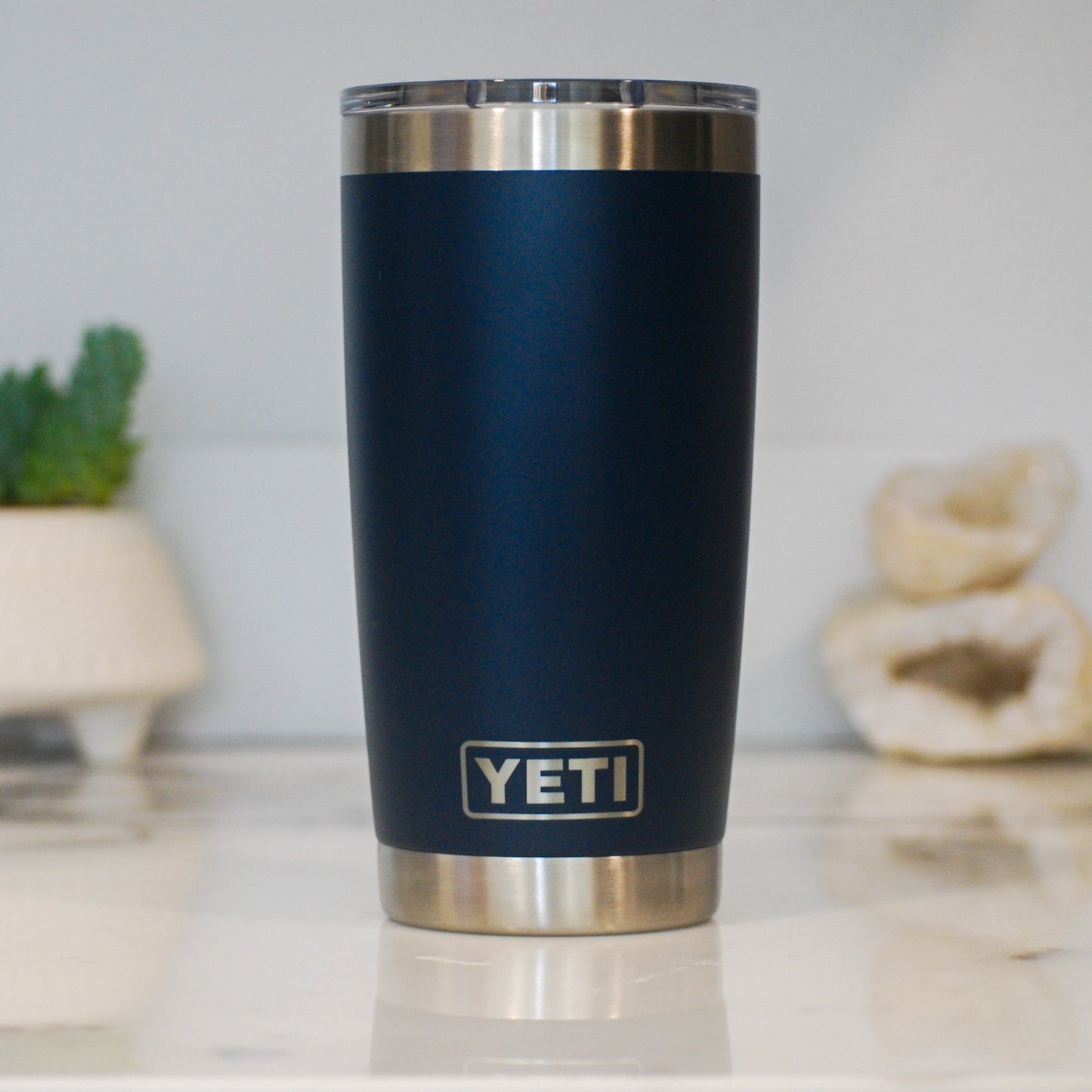 Hockey Customizable Player Image Name & Number 20 oz Tumbler (YETI option available!)